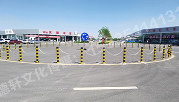 晉源區萬國質保二手車市場防撞柱